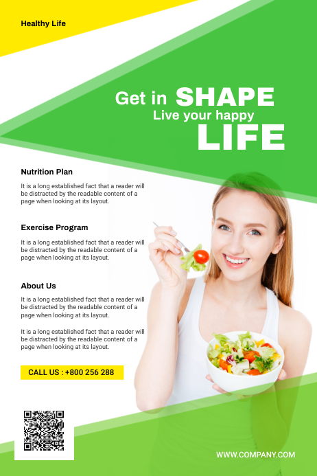 Health And Nutrition Flyer Template | PosterMyWall