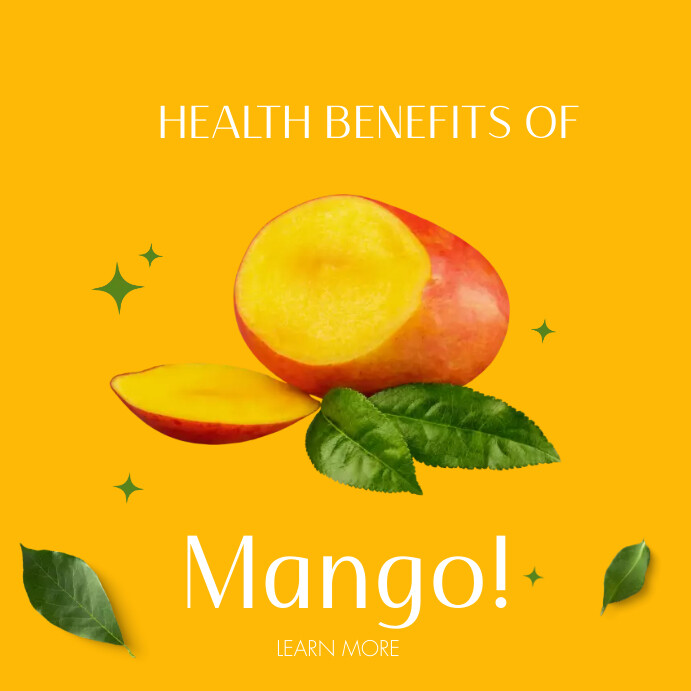 health benefits of mango flyers Template | PosterMyWall