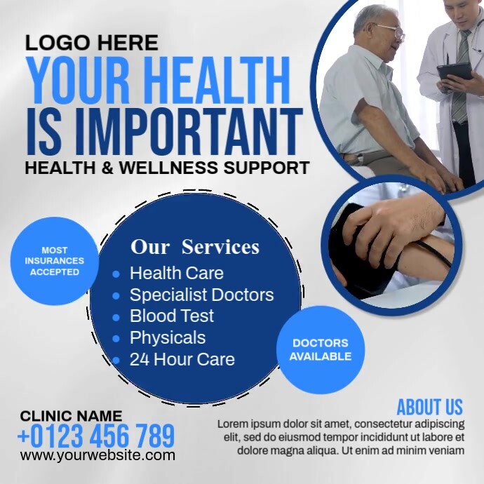 Health Care Ads Template | PosterMyWall
