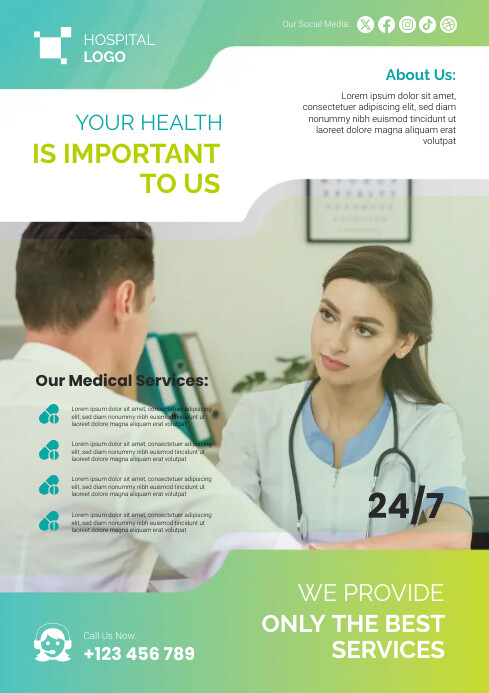 Health Care Ads Poster Flyer Template | PosterMyWall