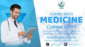 Health care design Сообщение Twitter template
