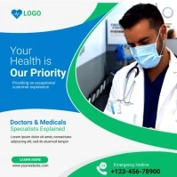 Health care Instagram Post template