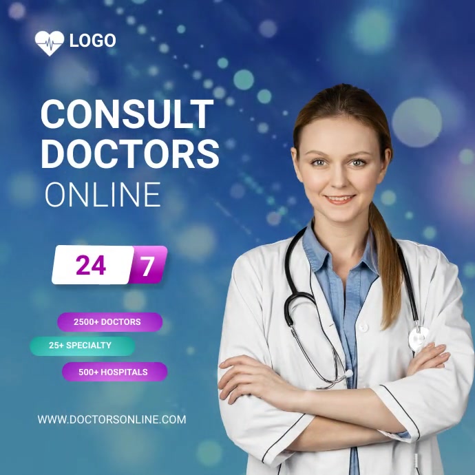 Health care Wpis na Instagrama template