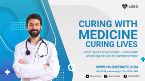 Health care Twitter Post template