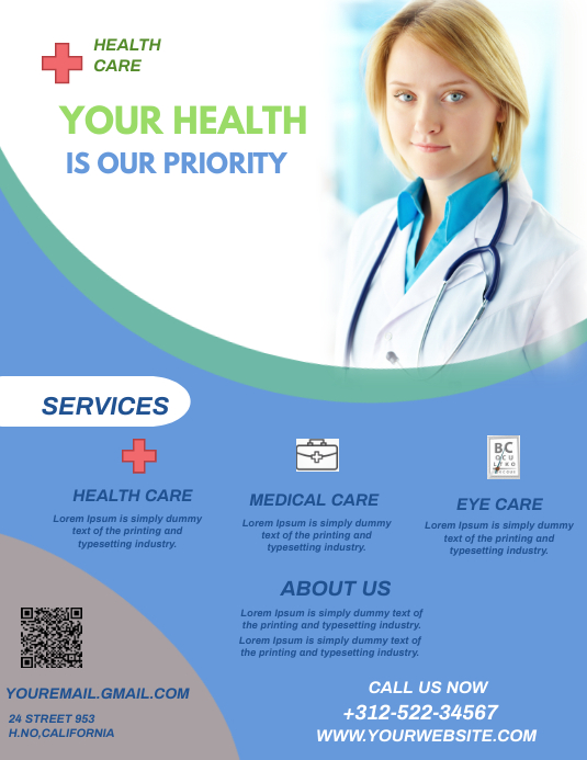 HEALTH CARE FLYER Template | PosterMyWall