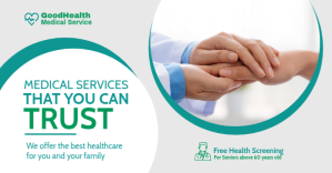 Health Care flyer Facebook-annonce template