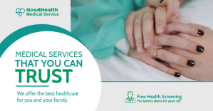 Health Care flyer Facebook-annonce template