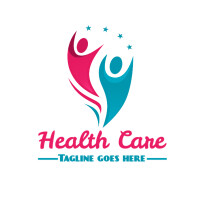 health care logo, health center logo template