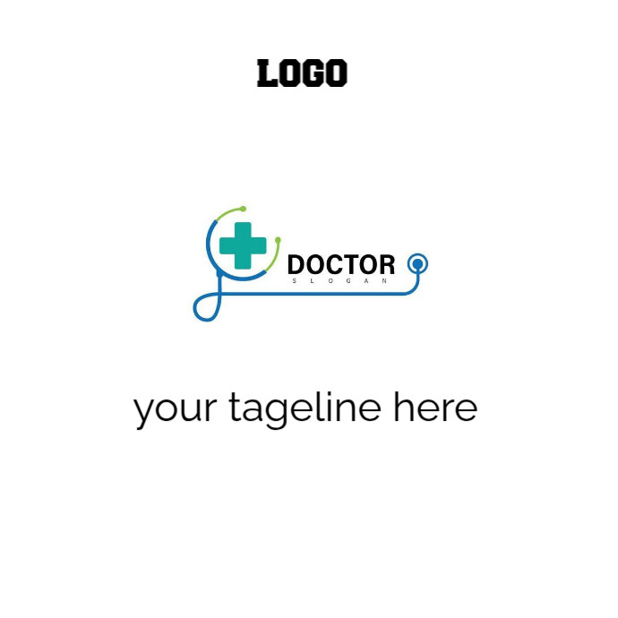 White Health Care Logo Logos Template | PosterMyWall
