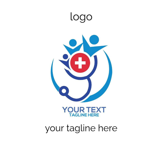 White Health Care Logo Logos Template | PosterMyWall