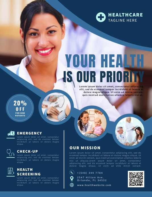 Health Care Medical Marketing Ad Flyer Template | PosterMyWall