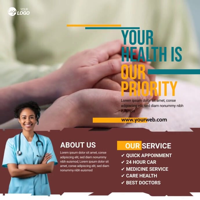 Health Care Services Ad Template | PosterMyWall
