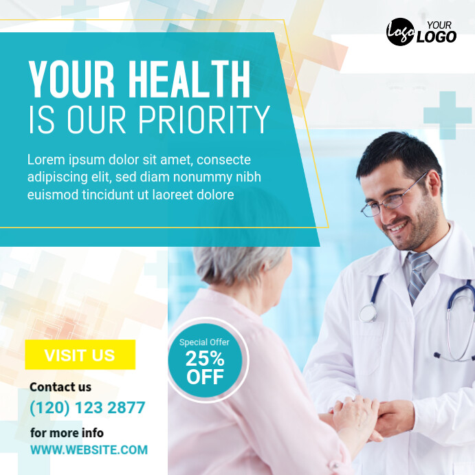 Health Care Services post Template | PosterMyWall