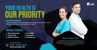 Health Care Social Media Ad Facebook Event Cover template