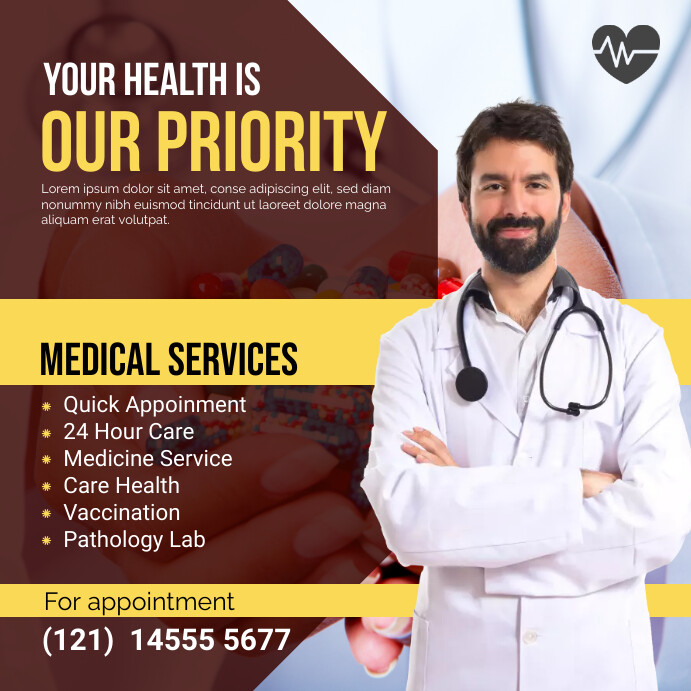 Copy of Health Care Social Media Ad | PosterMyWall