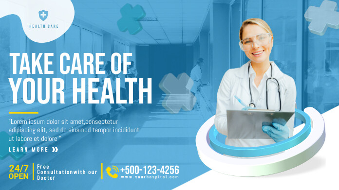 Twitter. Health Post Example Copy of Health Care Twitter Post Template | PosterMyWall