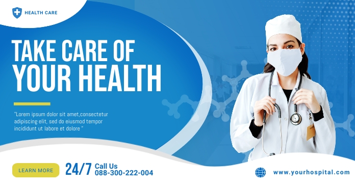 Twitter. Health Post Example Copy of Health Care Twitter Post Template | PosterMyWall