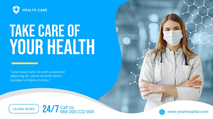 Twitter. Health Post Example Health Care Twitter Post Template | PosterMyWall