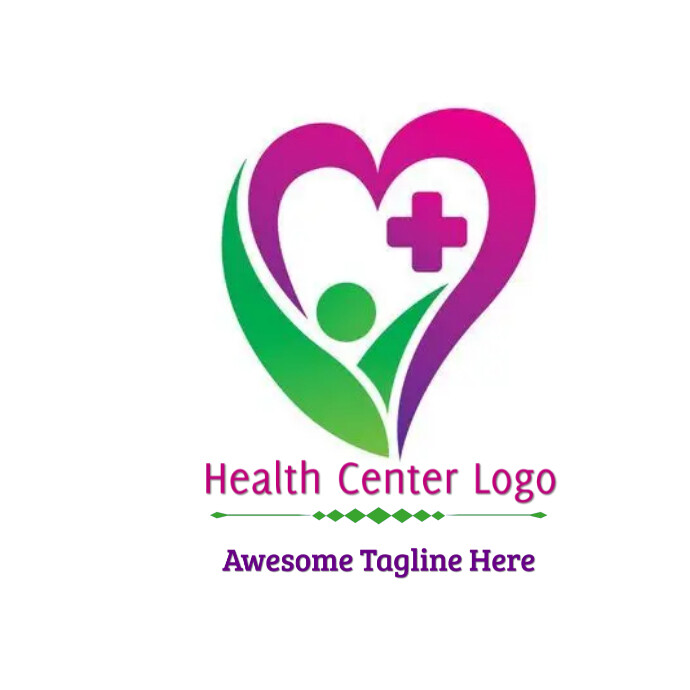 Health Center Logo Template PosterMyWall health-center-logo-template-postermywall