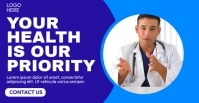 Health Check Facebook Group Cover Photo template