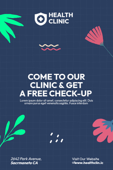 Health Clinic Poster Ad Template | PosterMyWall