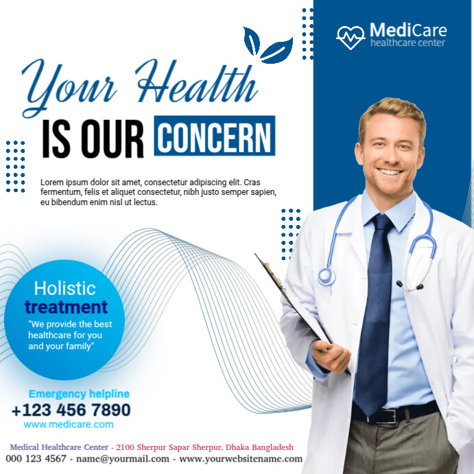 Health Concerns Template | PosterMyWall