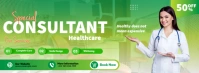 Health Consult Services Facebook-omslagfoto template
