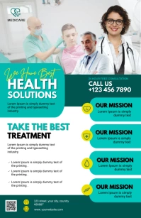 HEALTH Half Page Wide template