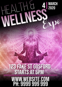 Health Expo A5 template