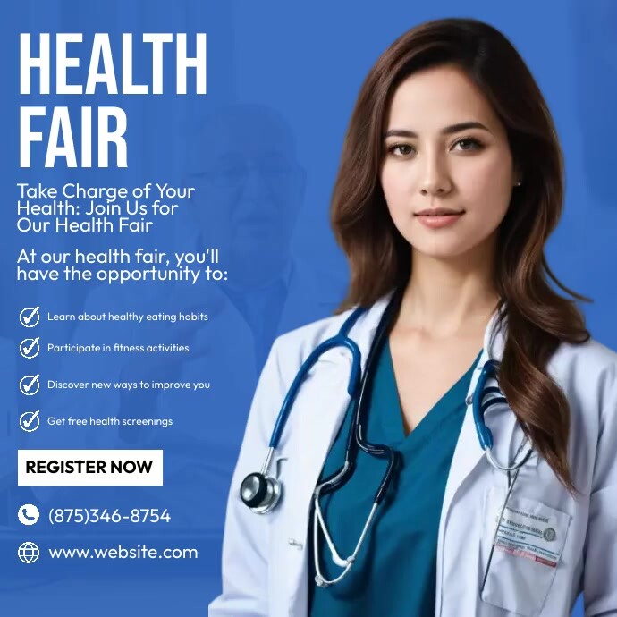Health Fair Ads Template | PosterMyWall