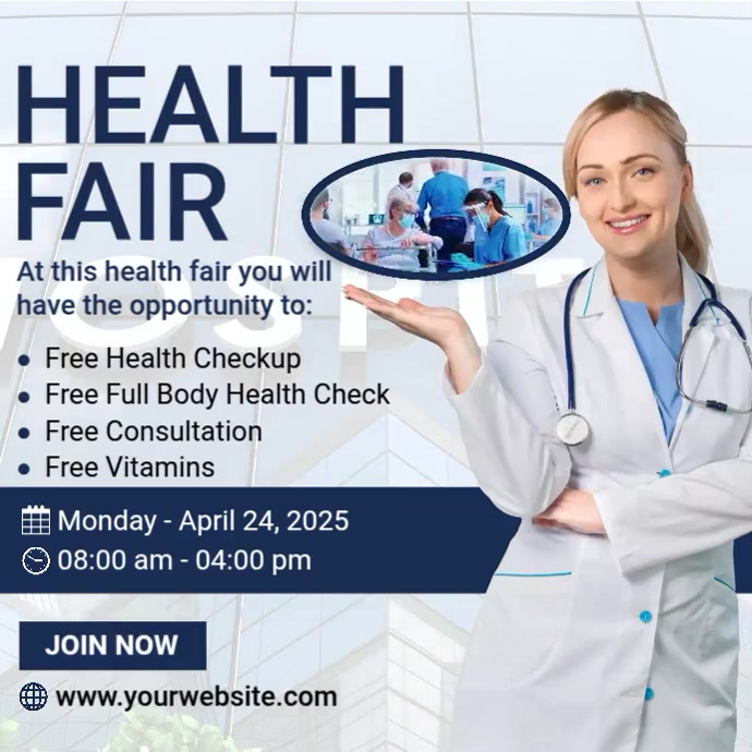Health Fair Ads Template | PosterMyWall
