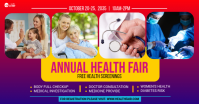 Health Fair Facebook Shared Image template
