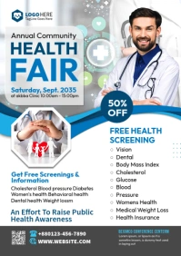 Health Fair Flyer A4 template