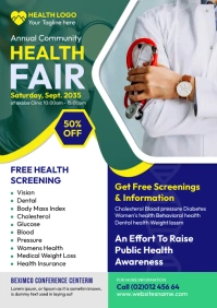 Health Fair Flyer A4 template
