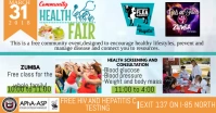 Health Fair Facebook Shared Image template