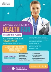 Health Fair Flyer Template A4