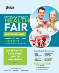 Health Fair Instagram Portrait template