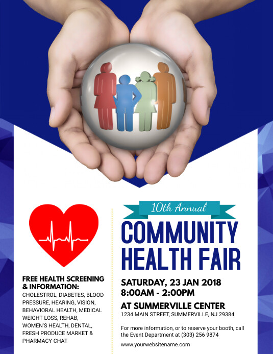 Health Fair Flyer Template Free Download