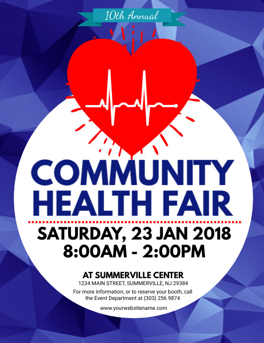 Health Fair Flyer Template PosterMyWall