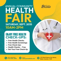 Health Fair Square (1:1) template