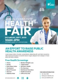 Community Health Fair Video Template A4