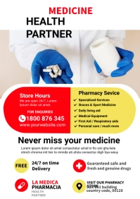Health flyer A4 template