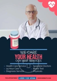Health Flyer A3 template