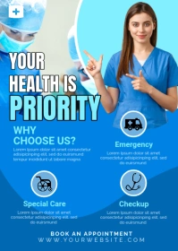 Health Flyer Template A6