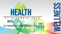 Health Gala - Wellness Event blue Presentation (16:9) template