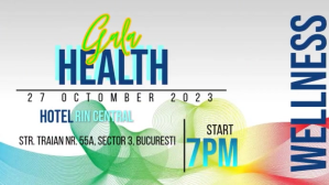 Health Gala - Wellness Event blue Prezentacja (16:9) template