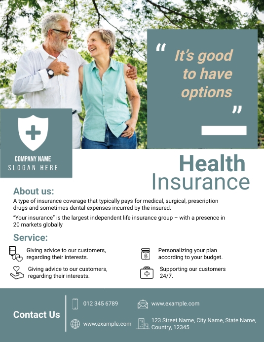 Health Insurance ad Template | PosterMyWall