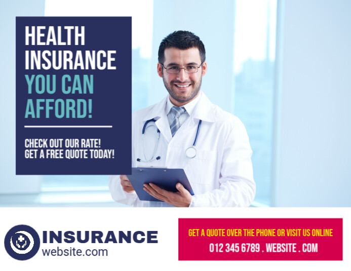 Health Insurance Ads Template | PosterMyWall