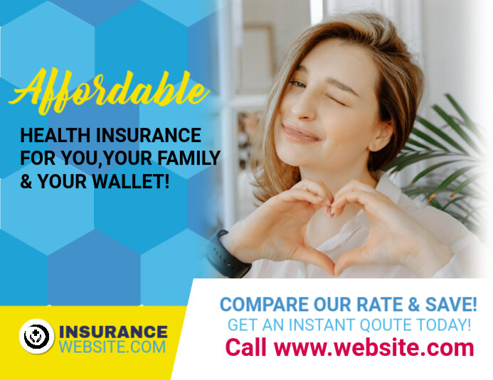 Copy of Health Insurance Ads | PosterMyWall