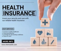 Health Insurance สามเหลี่ยมขนาดใหญ่ template